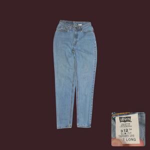 Vintage Levi's 512 Slim Tapered High Rise Jeans 90s Stonewash W27 L33